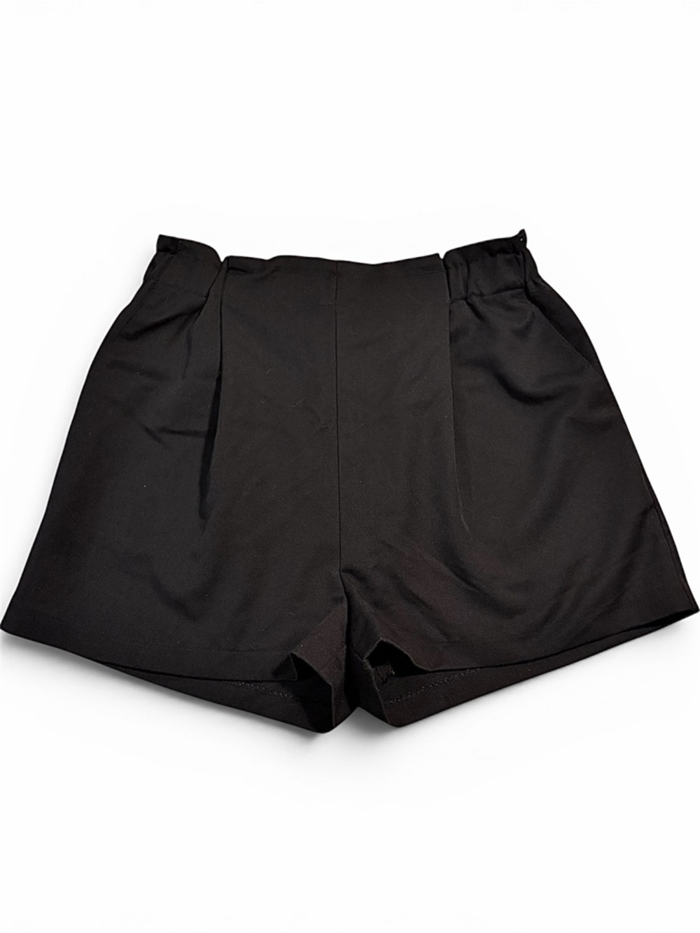 Love Tree Black High-Waist Tailored Shorts